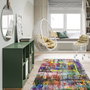 Conceptum Alfombra de Pasillo Exfab287 Multicolor 80 x 150 cm